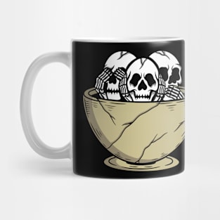 3 skull coffee Mug